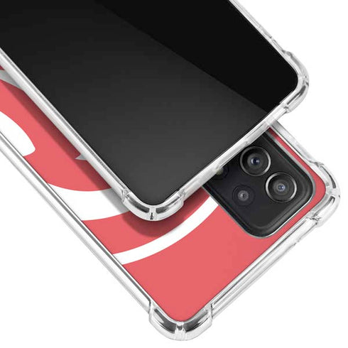 NBA Atlanta Hawks Largo Logo Galaxy A72 5G Clear Case